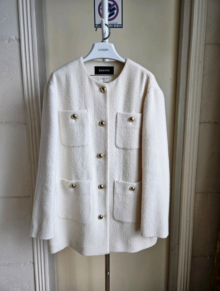 데카브 울블렌디드 반코트 운포4만원--1