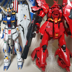 RG 뉴건담 & 사자비 후쿠오카 SIDE-F 버전 가조립