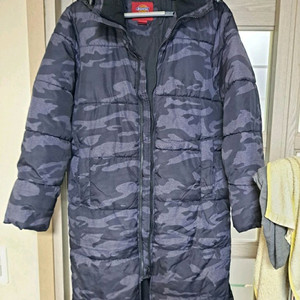 디키즈 카모 롱패딩(S) 90~95