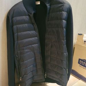 몽클레어 트리콧 니트패딩 블랙 XXL size