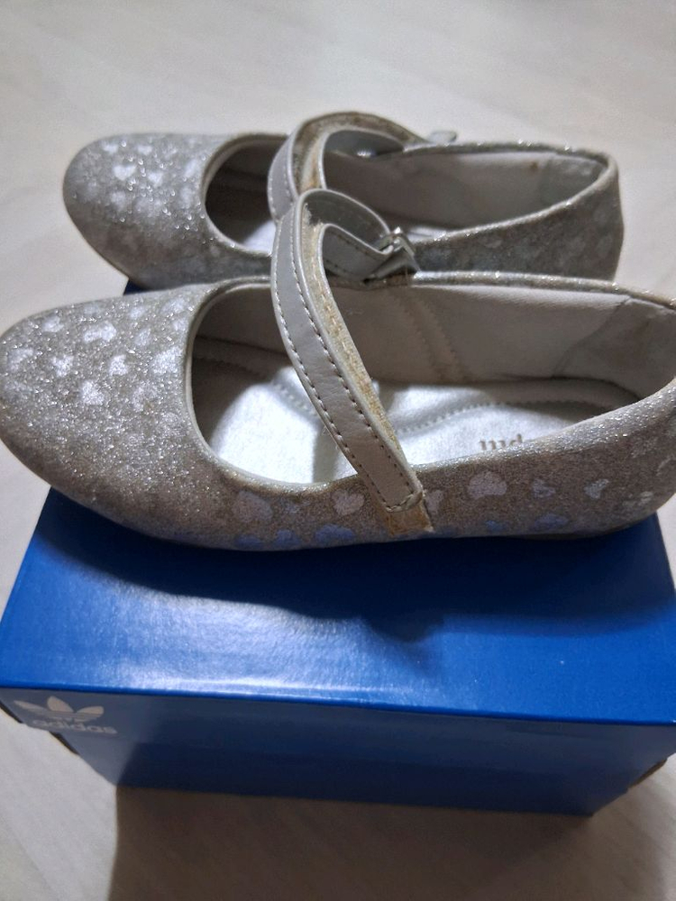 유아 여아 팜필리 은색 아동 구두 170mm 이미지