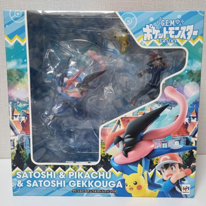 gem 포켓몬스터 지우 피카츄 개굴닌자 피규어 이미지