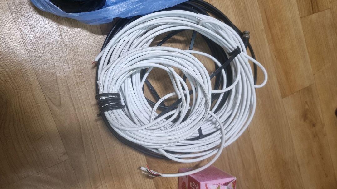 CCTV 카메라 5개 케이블여분--3