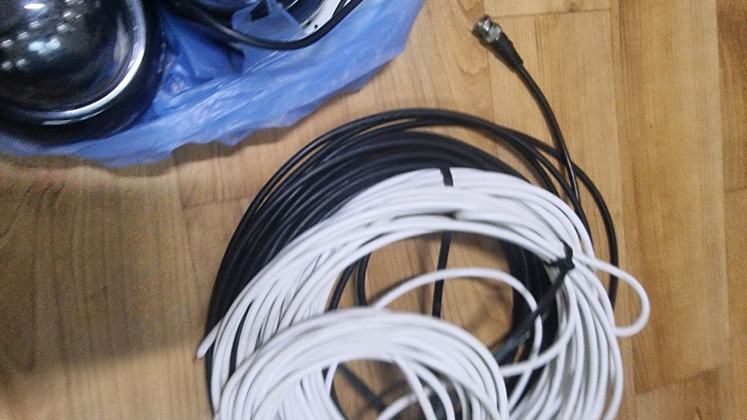 CCTV 카메라 5개 케이블여분--4