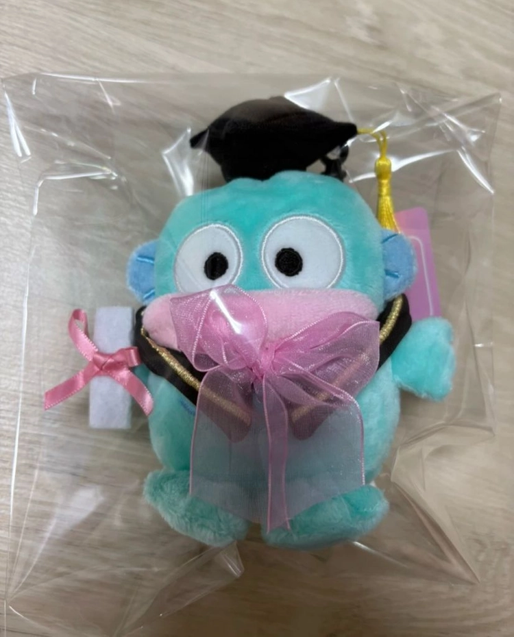 산리오 키티 시나모롤 마멜 쿠로미 한교동 정품 뉴학사모 졸업 키링인형 이미지