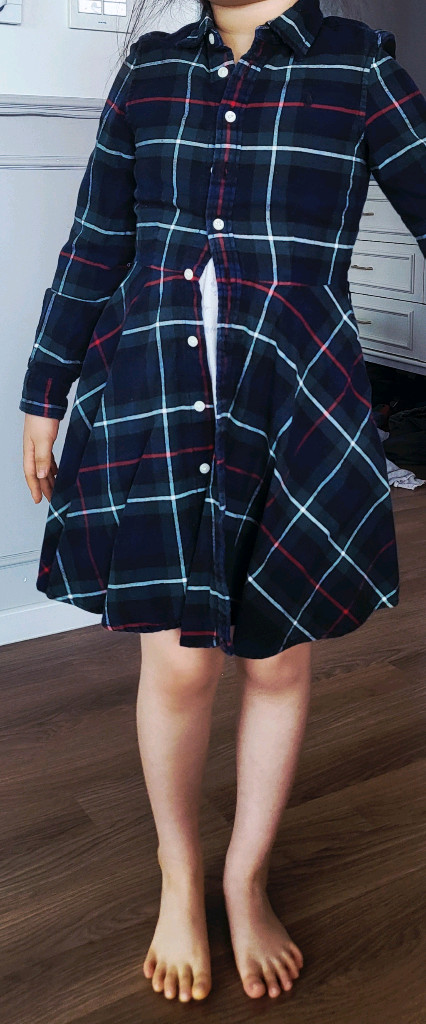 폴로 랄프로렌 셔츠형 원피스(키즈) 팔아요~--2