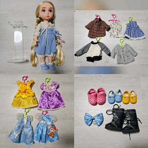 베이비돌 라푼젤 구푼젤 황금발 + 옷,신발 일괄