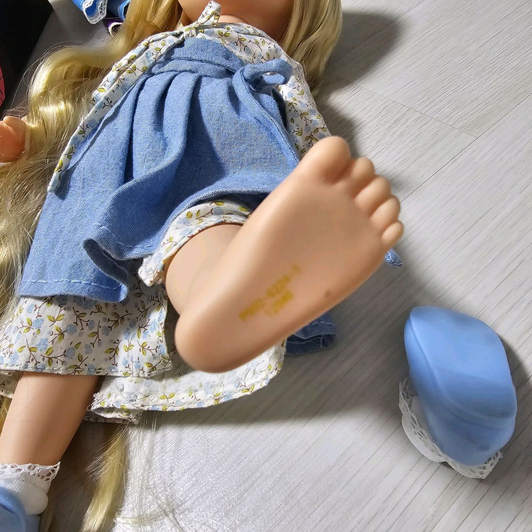 베이비돌 라푼젤 구푼젤 황금발 + 옷,신발 일괄--5