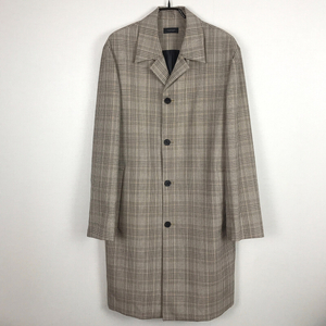 질스튜어트뉴욕 글렌 체크 맥코트 남성L