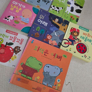 블루래빗 오감발달 책 및 웅진책 일괄