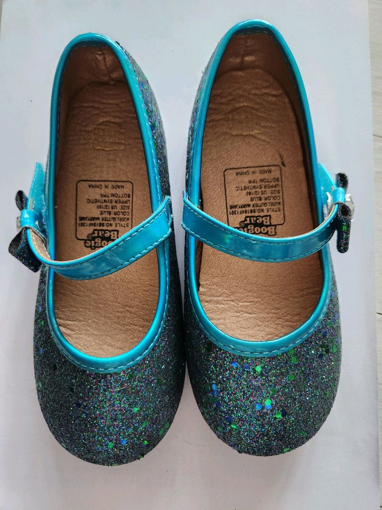 부기베어 여아 구두 글리터 메리제인 180--0