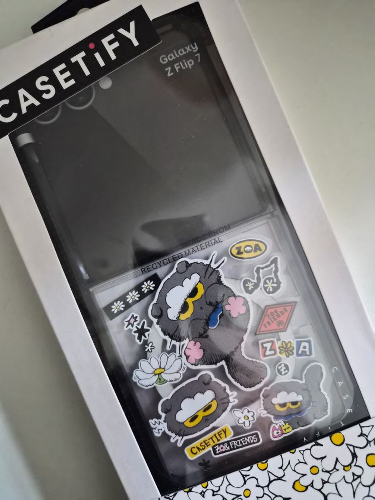 케이스티파이 조앤프렌즈 케이스 맥세이프 콜라보 범퍼 하드 케이스 1, 갤럭시Z 플립7 이미지