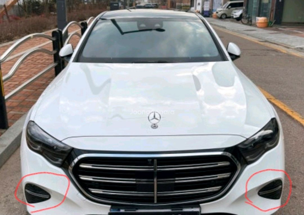 메르세데스 벤츠용 앞 범퍼 안개 전등갓 E클래스 W214 E300 2024-2025 이미지