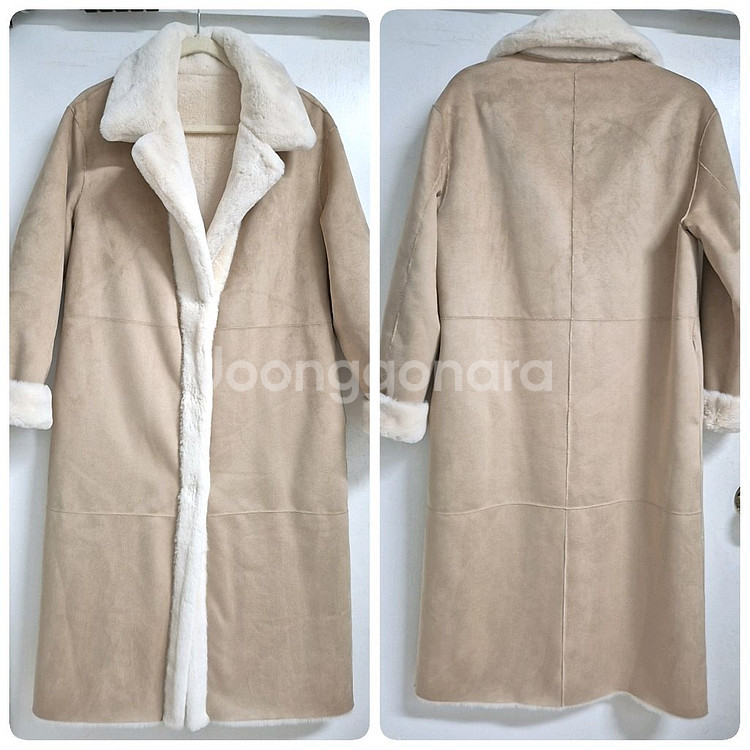 마리엘라로사티 리버시블 퍼 무스탕코트--1