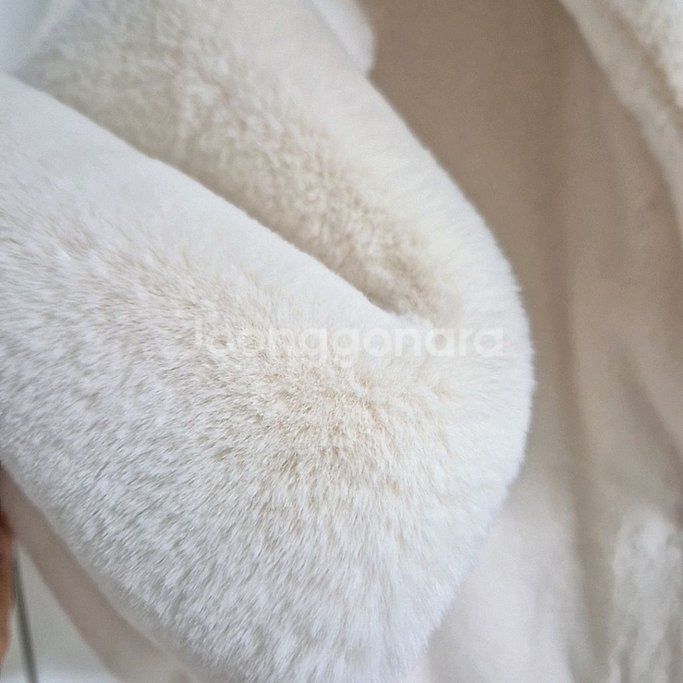 마리엘라로사티 리버시블 퍼 무스탕코트--5