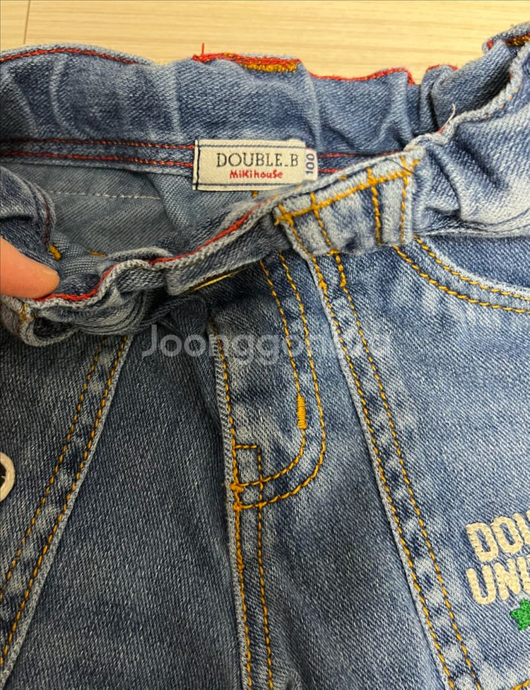 미키하우스 더블비 청바지 (100)--3