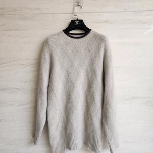 한섬 오브제 모헤어 울니트 탑 90사이즈