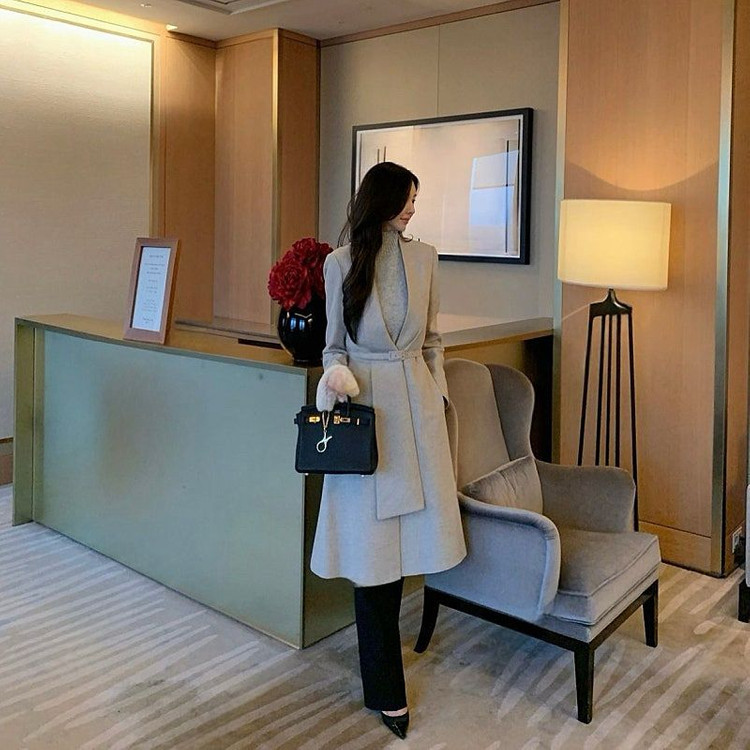 라플라 머플러 코트--1