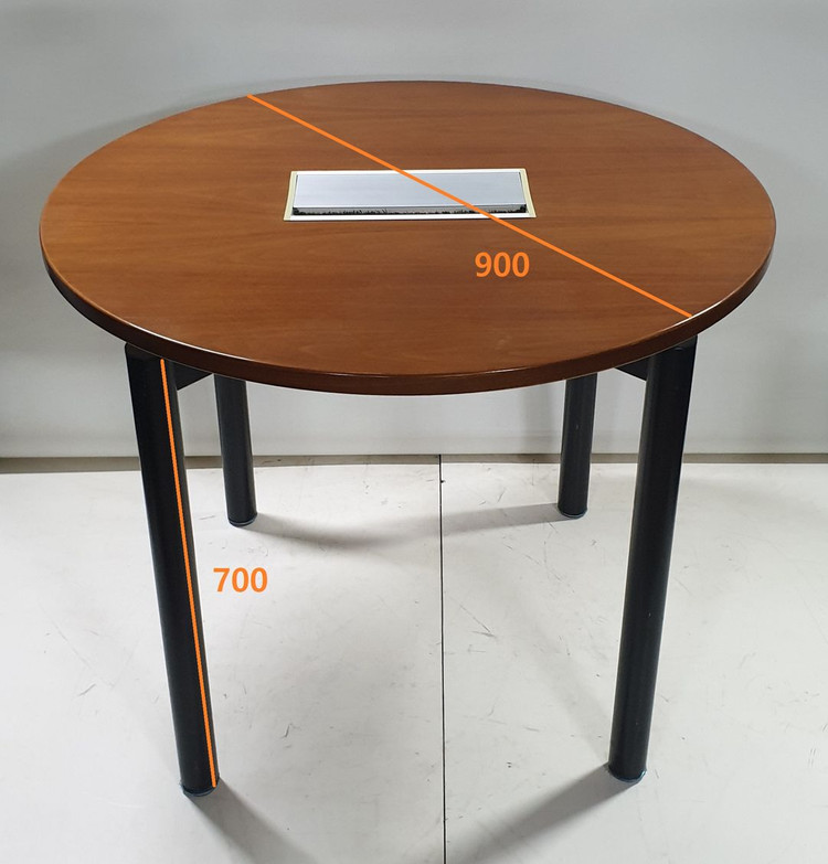 허먼밀러 POSH 원목 원형 회의테이블--3