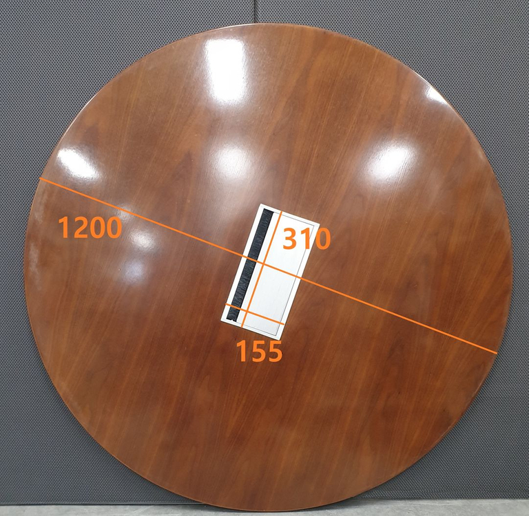 허먼밀러 POSH 원목 원형 회의테이블--5