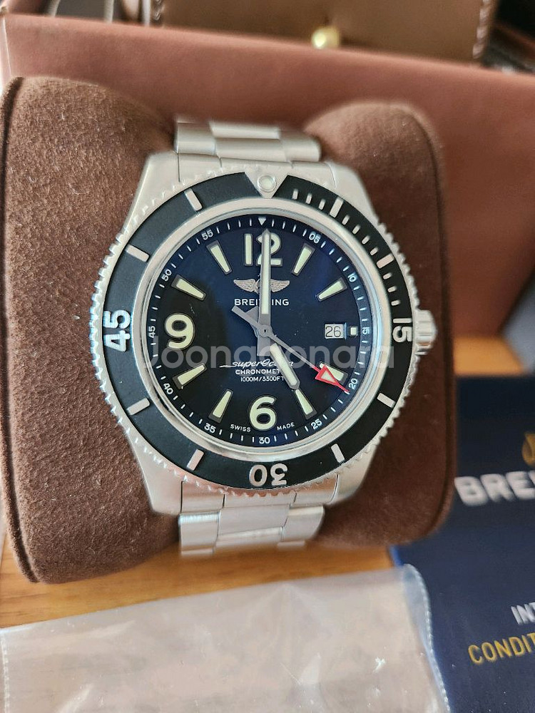 (오늘특가)브라이틀링 슈퍼오션2.44밀리 검판--4