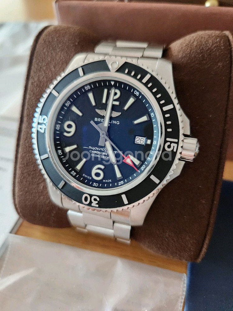 (오늘특가)브라이틀링 슈퍼오션2.44밀리 검판--5