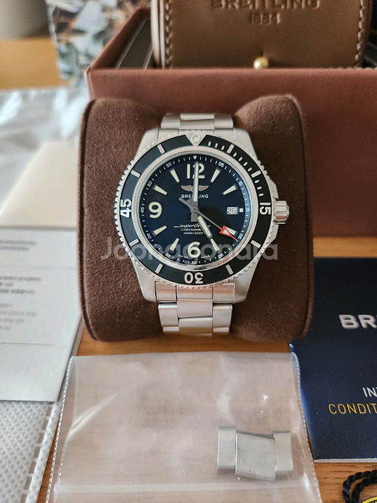 (오늘특가)브라이틀링 슈퍼오션2.44밀리 검판--7