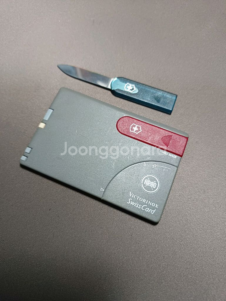 빅토리녹스(SAK) 멀티툴. 스위스 카드 그레이--0