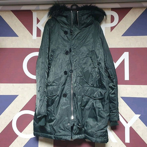 FRJ 페레진 롱패딩 퍼후드 덕 다운 점퍼 95 M 100 L 카키 이미지