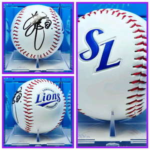 삼성라이온즈 이마에 토시야키 코치 친필싸인볼