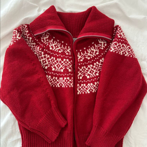 눈꽃노르딕가디건