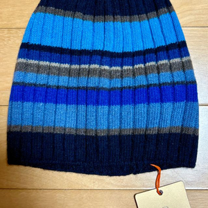 이태리 명품 갈로 GALLO 울 캐시미어 여성 블루 비니