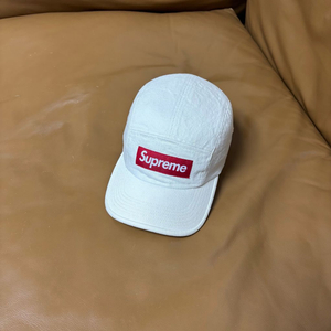 슈프림 캠프캡 모자 박스로고 23SS 데님 내츄럴