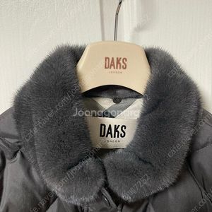 닥스 여성 탈착 밍크카라 경량 구스다운