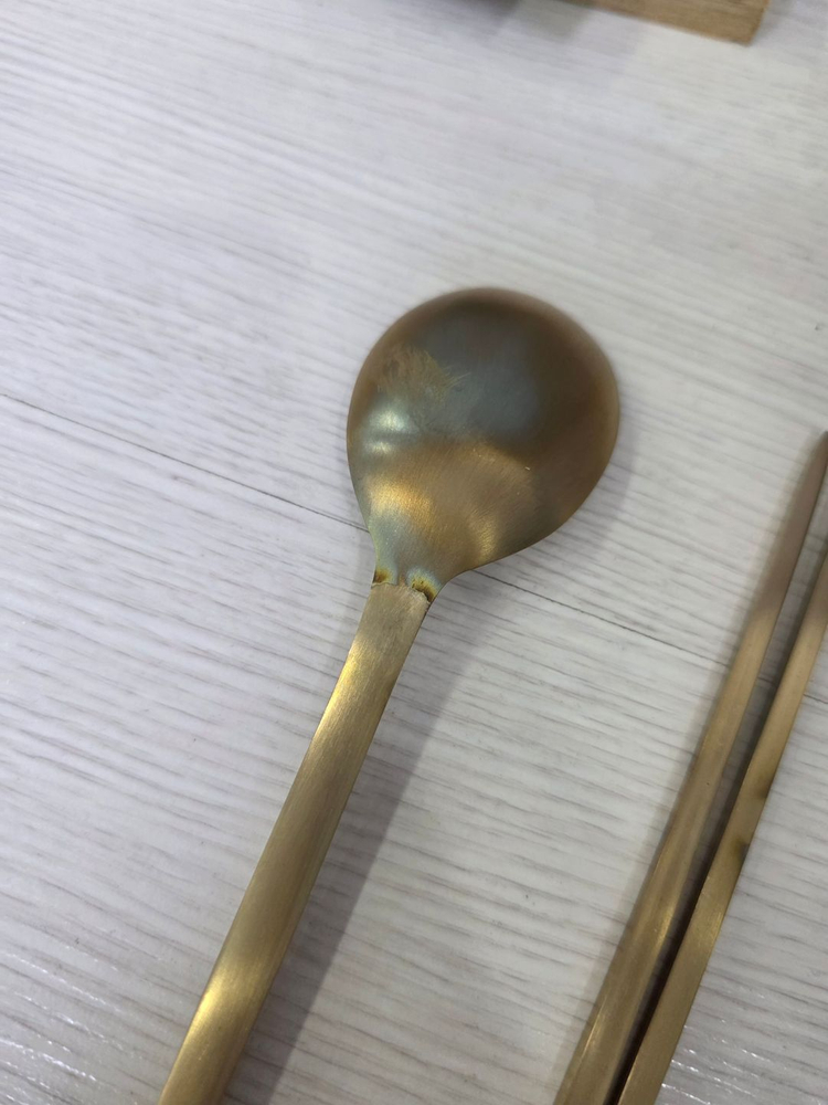 중요무형문화재 77호 안성유기 궁중 수저세트 2벌 이미지