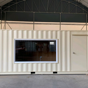 3m*6m 사무실 컨테이너 데코타일 이동식 사무실