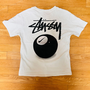 나이키 스투시 8볼 반팔 티셔츠 화이트