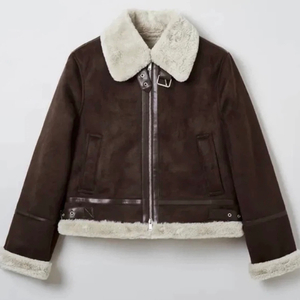 (새상품) 스파오 무스탕 자켓 브라운 M