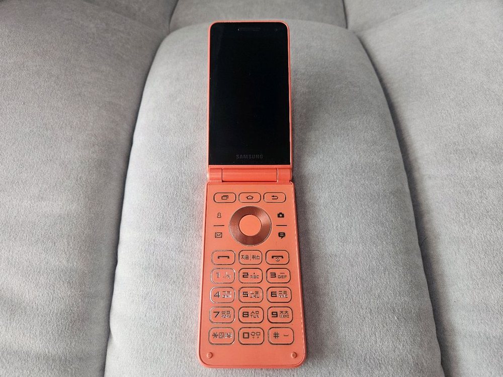 삼성 갤럭시폴더2 G160 한소희폰 코랄색상 A급 이미지