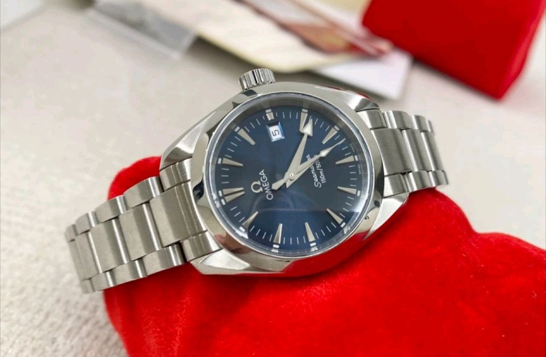 오메가 아쿠아테라 여성용 29mm 청판 스틸 국내 제품 이미지