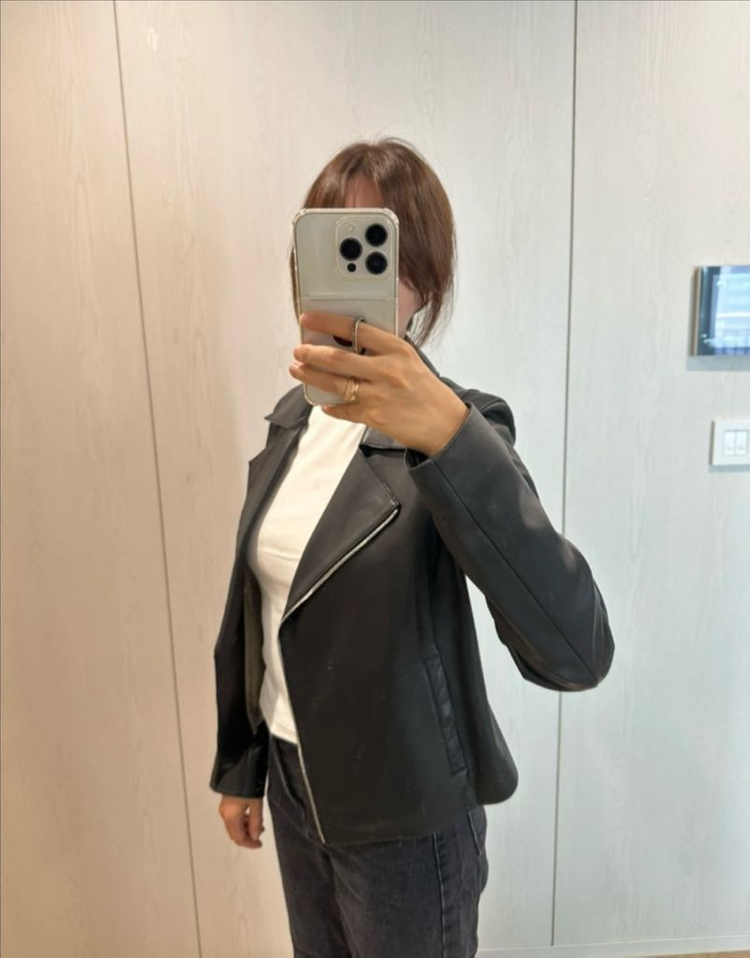 마시모두띠 양가죽 자켓 블랙 XS사이즈 이미지