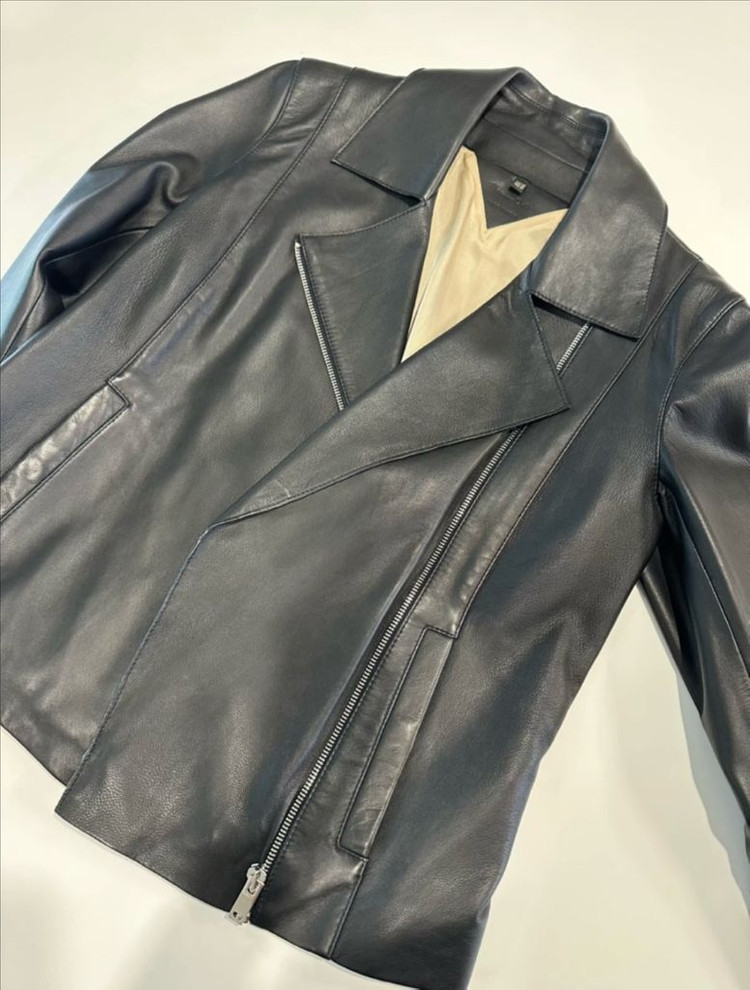 마시모두띠 양가죽 자켓 블랙 XS사이즈 이미지