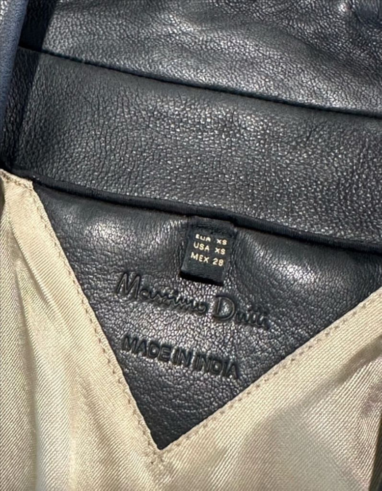 마시모두띠 양가죽 자켓 블랙 XS사이즈 이미지