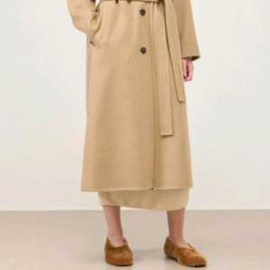 더캐시미어 울 블렌드 벨티드 싱글 코트 55 랑방 마인 타임