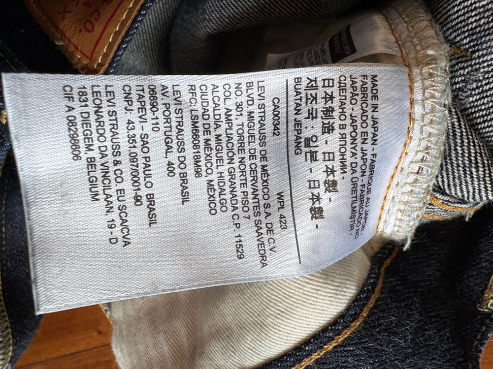 리바이스 LVC 54501 리지드 32*34--8