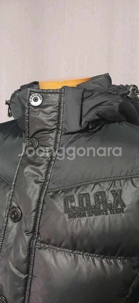 콕스 COAX 덕다운 숏패딩 이중지퍼 S사이즈 상태양호--1