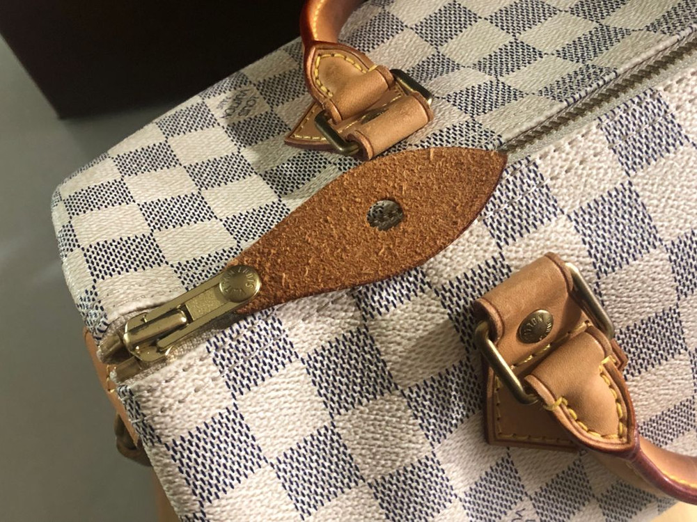 정품보증서O. 풀박스)루이비통 스피디30 다미에--1