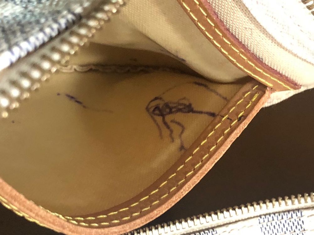 정품보증서O. 풀박스)루이비통 스피디30 다미에--7