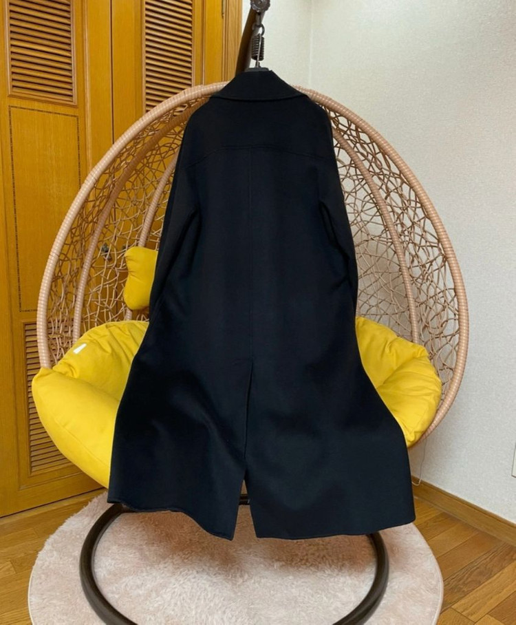 쉬즈미스 캐시미어 혼방 코트--3