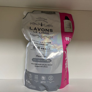 일본 세제 라봉 유연제 포함 세제 플로럴 시크 대용량 리필 1500g